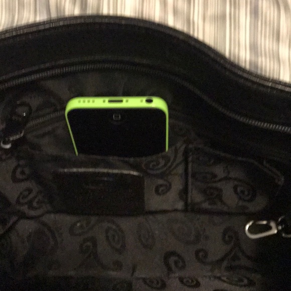 Brighton Darlene black shoulder bag. EUC. - Picture 5 of 8